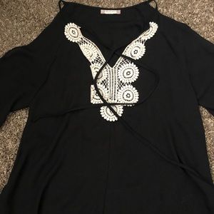 Black Boutique Blouse